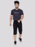 Men's Cotton Solid Capri Pants