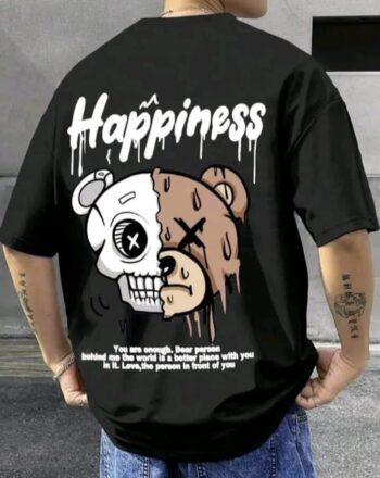 Mens Graphic Printed Oversized T-Shirt