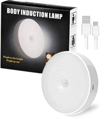 crownsmill LED Human Body Motion Sensor Light,USB Recha...