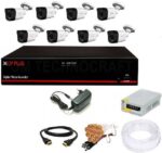 CP PLUS 8 bullet, 1 tb hard disk, 8 channel dvr, 8 chan...