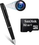 SATTOBISION Spy Pen Camera 1080p HD Video & Audio Recor...