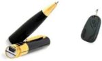 SATTOBISION Combo-Keychain Pen Spy Camera For Recording...