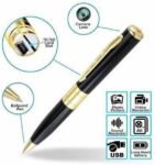 SKY HUB Gold And Black Pen with Hidden DVR Pen Spy Spy ...