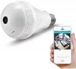 SKY HUB Hidden Mini Panoramic 1080P Spy Camera Light Bu...