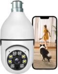 Dr Vision Wi-Fi CCTV Camera 1080p Wireless PTZ Bulb Sha...