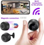 OSHSIZ Mini Spy Magnet wifi Camera Full HD 1080P with W...
