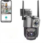 OneXsale Wi-fi Dual lens 360 View Motion Alert Night Vi...