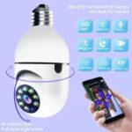 PERAMISYM Wireless WiFi Bulb Holder SPY 5.0MP CCTV Came...