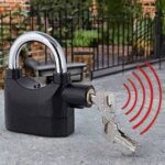 Rosario Security Siren Lock Alarm 110 DB Black Door & W...
