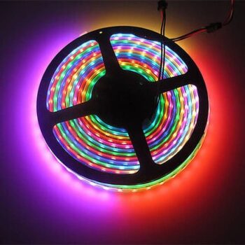 WBD 1100 LEDs 21 m Multicolor Steady Strip Rice Lights