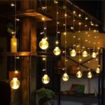 Somskart 138 LEDs 1.83 m Yellow Flickering Ball Rice Li...