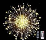 Home Delight 120 LEDs 0.61 m Yellow Flickering Ball Ric...