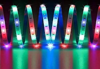 CANDLE 130 LEDs 3 m Multicolor Steady Strip Rice Lights