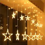 Refulgix 138 LEDs 3 m Yellow Flickering, Steady Star Ri...