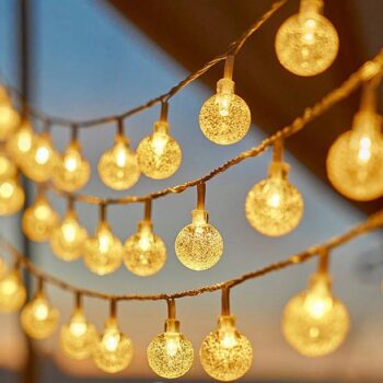 X4Decor 14 LEDs 3 m Yellow Steady Bulb Rice Lights