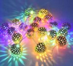 Home Delight 16 LEDs 3.18 m Multicolor Flickering Ball ...