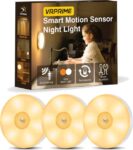 VRPRIME 3 PC Rechargeable Motion Sensor Light for Home|...