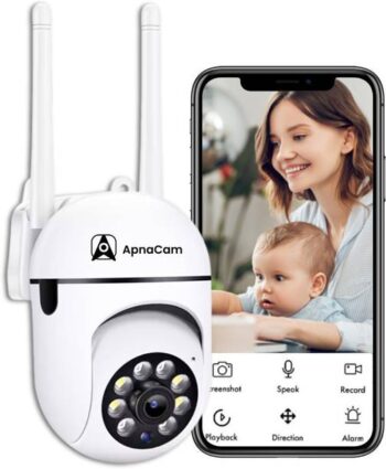 ApnaCam Full HD 1080P 2MP WiFi IP Security Camera Video...