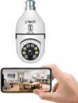 IFITech Indoor Security HD 2MP CCTV WiFi Bulb Camera Se...