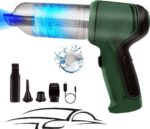 PAGALY Mini Wireless Handheld Vacuum With Air Blowing F...