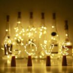 COMBO 4 quantity bottle cork led string lights 2 meter ...