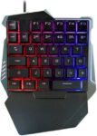 ELECTRO WOLF 35 Keys sades LED RGB Backlight Gaming One...