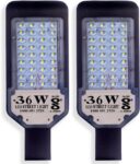PE 36W LENS PVC BODY BIS Approved Pack of 2 Flood Light...
