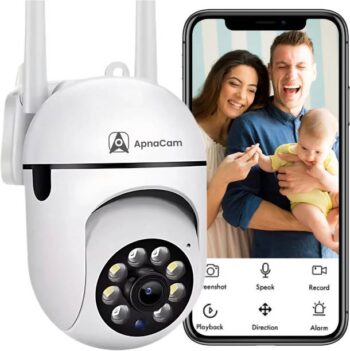 ApnaCam 3MP FHD WiFi Indoor Mini Fox PTZ Color Night Vi...