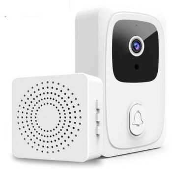 AUSHA Wireless WiFi Video Doorbell Camera Door Door Win...