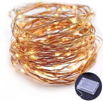 xenith 50 LEDs 5.08 m Yellow Steady String Rice Lights