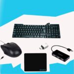 RSG 5C COMBO Wired USB Standard Multi-device Keyboard C...