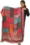 Women's Premium Poly Silk Multicolored Digital Print Dupatta