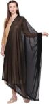 Woman's Chiffon Dupatta with lace on border.