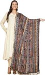 Women's Digital Printed Poly Silk Ethnic Chunni Dupatta (A-D-1006_Multi)