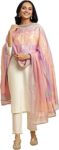 Women's Lilac Floral Printed Chiffon Dupatta_23AUW82141-122344_Free Size_WFS