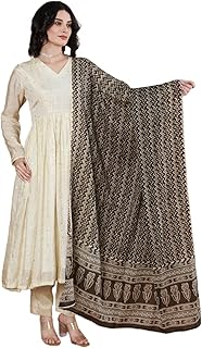 Jaipuri Block Print Cotton Dupatta For Women