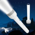 RENMAX LED Laser Torch 5052 Tube Light and Long Beam 2i...