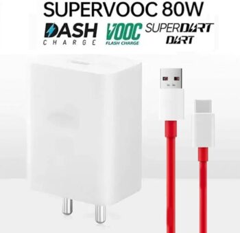 CLAT 80 W SuperVOOC 6 A Wall Charger for Mobile with De...
