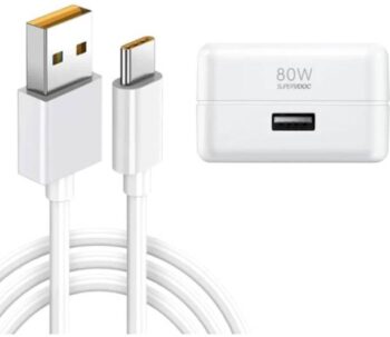 CLAT 80 W SuperVOOC 6 A Wall Charger for Mobile with De...