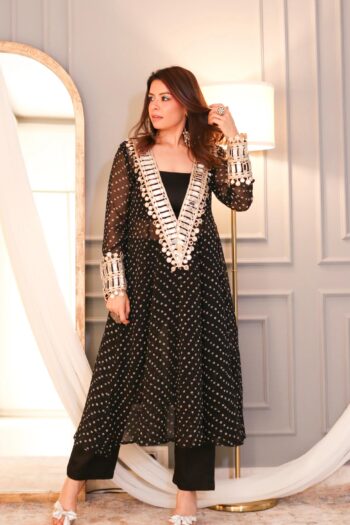 Kurti + Plazzo + Blouse