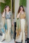 One More Super Hit New Designer Indo-Western Draped Saree Set