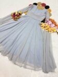 Launching Our Latest Faux Georgette Stylist Gown with Handwork– Where Elegance Meets Comfort!