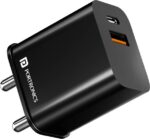 Portronics 20 W PD 3 A Wall Charger for Mobile