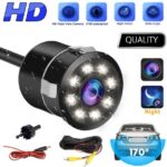 LOVMOTO Car HD Rear View 8 Led Camera Night Vision Reve...