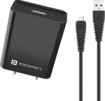 Portronics 12 W 2.4 A Wall Charger for Mobile with Deta...