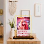 Vcart Customized Acrylic Photo Frame 3D Square LED Lamp...