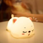 MILONI USA Cute Cat Light, USB Rechargeable, 7-Colors C...