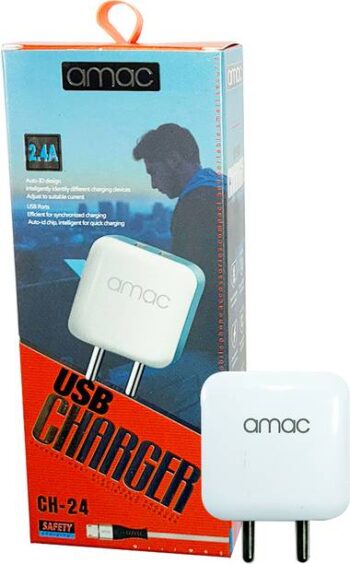 amaq Quick Charge 1.2 A Wall Charger for Mobile with De...