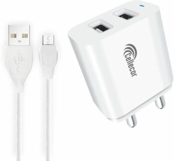 Cellecor 3.4 A Wall Charger for Mobile with Detachable ...
