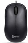 Enter E-75 Wired Ambidextrous Optical Mouse